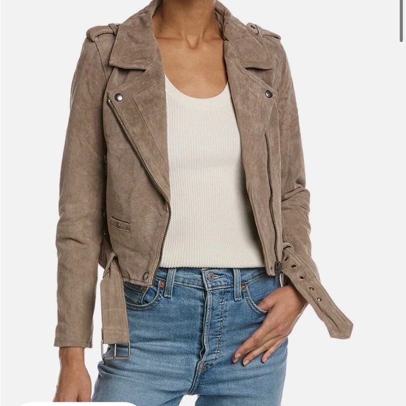 Blank NYC Suede Moto Jacket - Picture 1 of 4